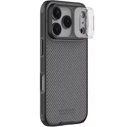 Карбонова накладка Nillkin CamShield Pro для Apple iPhone 17 Pro (6.3) Transparent black
