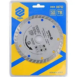 Диск відрізний алмазний VOREL TURBO Ø=125 мм (8752) - мініатюра 2