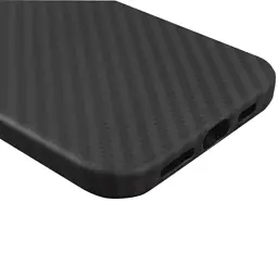 Чохол до мобільного телефона BeCover FIBRA Carbonite MagSafe Apple iPhone 17 Pro Max Black (715410) - мініатюра 3