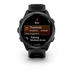 Смарт-годинник Garmin Forerunner 570 42mm Slate Gray with Black/Translucent Black Silicone with Slate Buckle (010-02970-40) - мініатюра 4