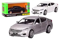 Іграшкова легкова машинка KIA K7 1:39 Автопром металева 4342, 3 кольори, в коробці 14,5 х6, 5х7 см