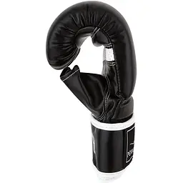 Рукавиці боксерські Power Play 3025, Black/White - M - мініатюра 3
