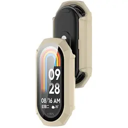 Чохол-накладка DK Пластик Gloss Glass Full Cover для Xiaomi Mi Band 8 (015816) (ivory) - мініатюра 2