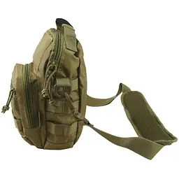 Сумка на плече Kombat UK Hex-Stop Explorer Shoulder Bag Койот (KB-HSESB-COY) - мініатюра 2