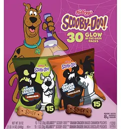 Печиво Kellogg's SCOOBY-DOO! Variety Pack Halloween 30шт, 840г - мініатюра 2