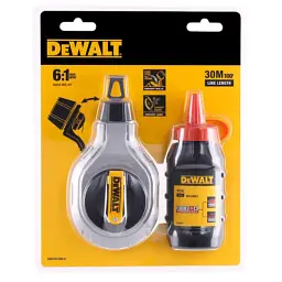 Шнур розміточний DeWALT 30м, в комплекті крейдяний порошок. (DWHT47408-0) - мініатюра 2