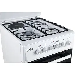 Плита комбінована Castle CPEG-50W (3+1) (біла) - мініатюра 6