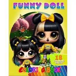 Розмальовка дитяча Jumbi Funny Doll A4 від 3 років (RN-250-N-735)