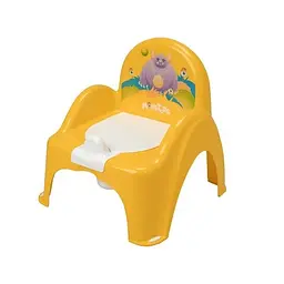 Горщик-стульчик Tega Монстрики, з музикою, жовтий (PO-027-124)