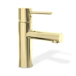 Змішувач для умивальника Rea Tess light gold низький REA-B8865, Золотий - мініатюра 3