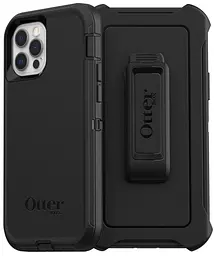 Чохол протиударний з кліпсою OtterBox Defender 77-65449 для iPhone 12 Pro Max (6.7") Black