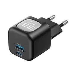 Зарядний пристрій HAVIT HV-UC230 GaN 33W USB-A+USB-C Black HAVIT (28442-000) - мініатюра 5