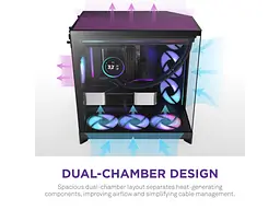 Корпус NZXT H9 Flow RGB Black (CM-H92FB-R1) - мініатюра 5