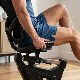 Горизонтальний велотренажер Gymtek XBR5000 магнітний чорний - мініатюра 5