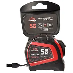 Рулетка Vitals Master автостоп 5 м х 25 мм (181729) - мініатюра 7