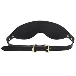 Розкішна маска на очі Zalo Blindfolds Black - мініатюра 3