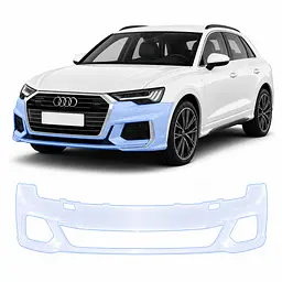 Антигравійна захисна бронеплівка за лекалами для Audi Q3 F3 2018-2024 - передній бампер