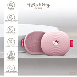 Електронна звукова щітка для обличчя GESKE Sonic Facial Brush 4 в 1 by Hello Kitty рожева - мініатюра 5