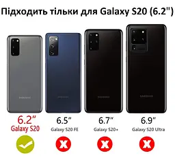 Чохол шкіряний оригінальний Leather Cover EF-VG980LJEGRU для Samsung Galaxy S20 (6.2") Gray - мініатюра 8