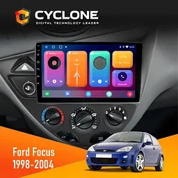 Штатна магнітола Ford Focus 1998-2004 Cyclone C9-001 2x32 CPL Cyclone (НФ-00007521)