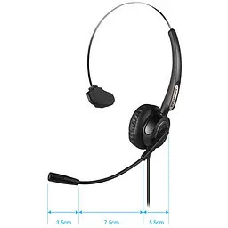 Навушники з мікрофоном Sandberg USB Office Headset Pro Mono (126-14) - мініатюра 4