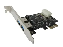 Контроллер Dynamode USB 3.0 2 внешних порта NEC µPD720200 PCI-E