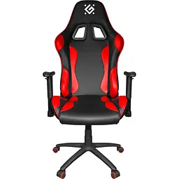 Крісло ігрове Defender Devastator CT-365, 50мм PU, Клас 4, Black/Red - мініатюра 2