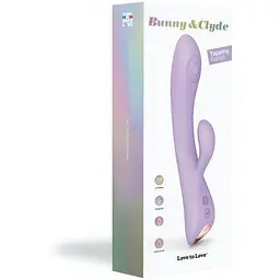 Вібратор-кролик зі спрямованим масажем точки G - Love To Love Bunny&Clyde - Viva Mauve - мініатюра 6