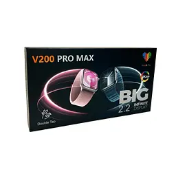 Смарт-годинник BIG V200 Pro Max 44mm, 220 mAh, IP65 Black (V200PMBlack) - мініатюра 2