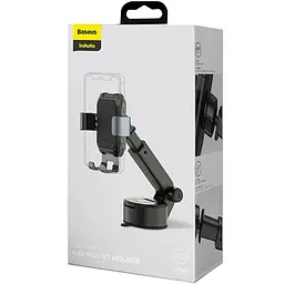 Автомобільний утримувач холдер Baseus Tank Gravity Car Mount Holder SUYL-TK01 Black - мініатюра 2