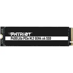 Твердотільний накопичувач SSD 2Tb Patriot P400 Lite PCI-E 4.0 x4 M.2 2280 3D TLC 3500/2700 МБ/с (P400LP2KGM28H)