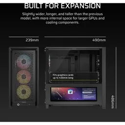 Корпус для ПК Corsair FRAME 4000D LCD RS Performance (CC-9011326-WW) - мініатюра 5
