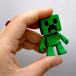 Брелоки 3D MINECRAFT / Майнкрафт CREEPER / Кріпер "FLEXI" 3D-друк - мініатюра 3