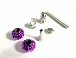 Люлька для куріння N29 Rhinestones 164 мм (YD075) - мініатюра 2