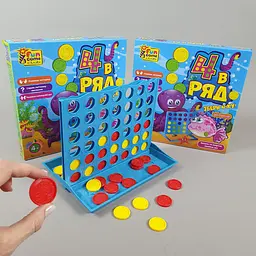 Гра Fun Game 7231 "4 в ряд" (12) в коробці - мініатюра 2