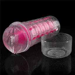 Мастурбатор Lovetoy Lumino Play Masturbator 8.5" рожевий - мініатюра 8