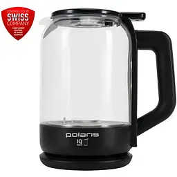 Електрочайник Polaris PWK 17107CGLD WIFI IQ Home чорний (24235) - мініатюра 2