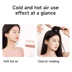 Фен Xiaomi Doco negative ion hair dryer soft and fast dry hair care Small Milk (Китайська вилка) - мініатюра 9