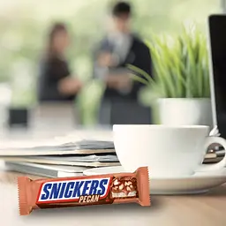 Шоколадний батончик Snickers Pecan Milk Chocolate Bar 40 г - мініатюра 5