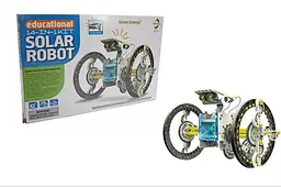Робот-конструктор на сонячних батареях Solar Robot Kit 14 в 1 у коробці