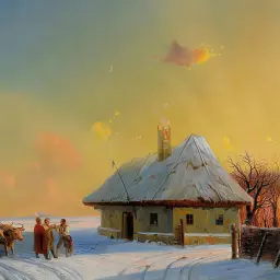 Інтер'єрна картина Чумаки в Україні, Айвазовський, Україна, істория, інтер'єрний декор, 40×60 см (id6896) - мініатюра 4