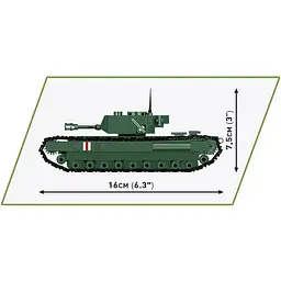 Конструктор Cobi Друга світова війна Танк Mk IV Черчилль, 315 деталей (COBI-2717) - мініатюра 5