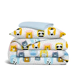Дитяча постільна білизна фланель в ліжечко ANIMALS COLOR CS2 COSAS (2200000003348)