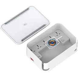 Подовжувач мережевий LDNIO Management Power Strip Box SN5310W 15W Qi/1Type-C/2USB, QC/PD, 5 Sockets, 30W/10A