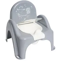 Горщик-стілець Tega Baby дитячий антиковзкий Owls grey