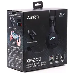 Ігрова гарнітура A4Tech A4-Tech XR-200 Black (XR-200 (Black)) - мініатюра 7