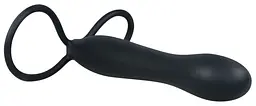 Страпон - Anal Special Silicone Black - мініатюра 2