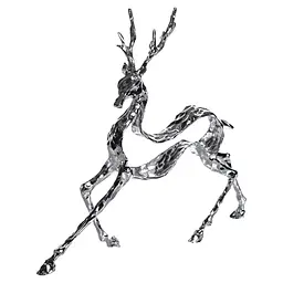 Декоративна фігурка Yiwu Reindeer 30х8х29 см металева статуетка колекційна для дому декор на камін HP-7-9 - мініатюра 4
