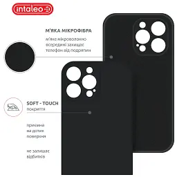 Чохол до мобільного телефона Intaleo SoftShell Apple iPhone 14 Pro Max Black (1283126554230) - мініатюра 5