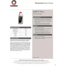 Трансмісійна олія Comma DC TRANS FLUID PLUS 1л - мініатюра 2